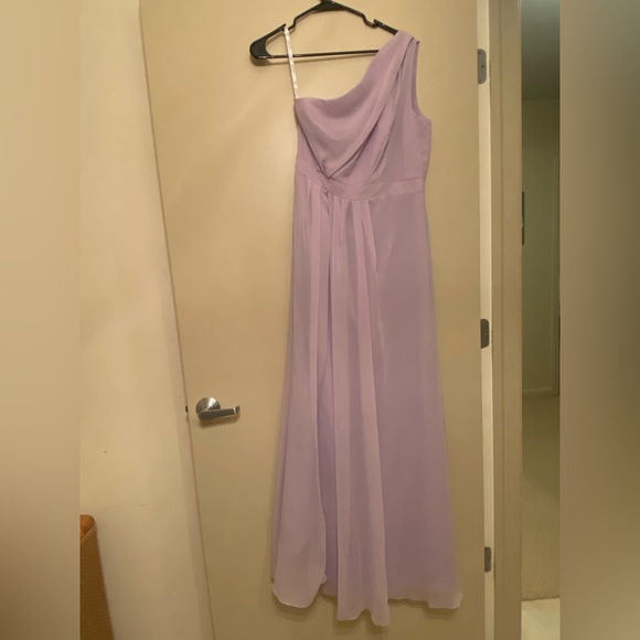 Lilac One Shoulder Gown - Picture 1 of 4